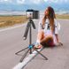 Селфі палиця, штатив для телефону, Gopro, камери 1.75М з пультом ДУ HOCO K22 Чорний