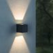 Архітектурний LED світильник VIDEX |6W, 2700K, AC220V-240V, IP54| Чорний VL-AR04-062B