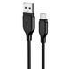 Кабель для зарядки MicroUSB Android BOROFONE BX42 1m 2.4A Чорний