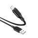 Кабель для зарядки MicroUSB Android BOROFONE BX42 1m 2.4A Чорний