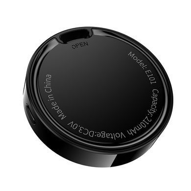 Смарт-брелок для пошуку Bluetooth трекер HOCO E101 Anti-Lost Чорний