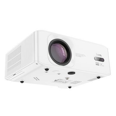 Безпровідний WiFi/Bluetooth проектор HOCO DT3 1920*1080P, 1.5 м, 52-220" Білий