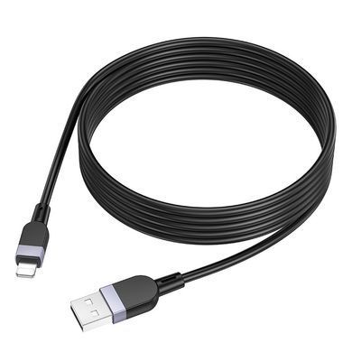 Кабель для зарядки телефона 2м Apple iPhone USB-Lightning HOCO X109 Energy 2.4А Черный