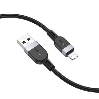 Кабель для зарядки телефона 2м Apple iPhone USB-Lightning HOCO X109 Energy 2.4А Черный