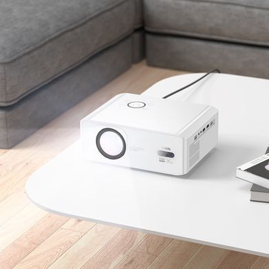 Безпровідний WiFi/Bluetooth проектор HOCO DT3 1920*1080P, 1.5 м, 52-220" Білий