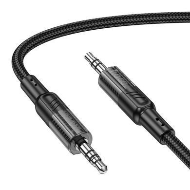 Аудіо кабель HOCO UPA27 3,5mm to 3,5mm/ 1.2М Чорний 46334