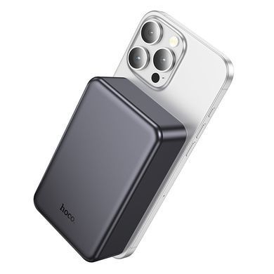 Павербанк 20Вт із зарядкою MagSafe 20000mAh HOCO J160B Type-C Сірий