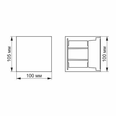 Архітектурний LED світильник VIDEX |6W, 2700K, AC220V-240V, IP54| Білий VL-AR04-062W