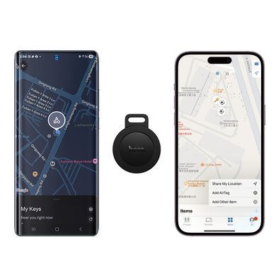 Смарт-брелок для пошуку Bluetooth трекер HOCO E101 Anti-Lost Чорний