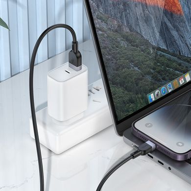 Кабель для зарядки телефона 2м Apple iPhone USB-Lightning HOCO X109 Energy 2.4А Черный