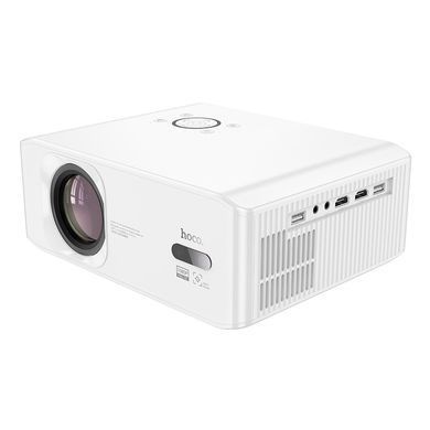 Безпровідний WiFi/Bluetooth проектор HOCO DT3 1920*1080P, 1.5 м, 52-220" Білий