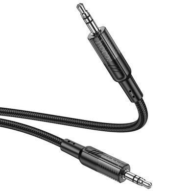Аудіо кабель HOCO UPA27 3,5mm to 3,5mm/ 1.2М Чорний 46334