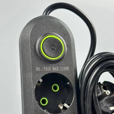 Подовжувач мережевий переноска 4м на 3 розетки + 3USB UA Power F03U мережевий фільтр з USB 45295