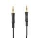 Аудіо-кабель 1 метр AUX 3,5mm to AUX 3,5mm XO NB-R255C Чорний 48010