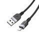 Кабель для зарядки телефона 2м Apple iPhone USB-Lightning HOCO X109 Energy 2.4А Черный