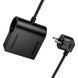 Подовжувач мережевий переноска 1.5м на 2 розетки + 1USB + 3Type-C HOCO AC34 PD70W, EU,GER Чорний