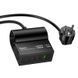 Подовжувач мережевий переноска 1.5м на 2 розетки + 1USB + 3Type-C HOCO AC34 PD70W, EU,GER Чорний