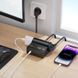 Подовжувач мережевий переноска 1.5м на 2 розетки + 1USB + 3Type-C HOCO AC34 PD70W, EU,GER Чорний