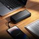 Павербанк 20000mAh з вбудованими кабелями HOCO J163A 2USB Чорний