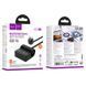 Подовжувач мережевий переноска 1.5м на 2 розетки + 1USB + 3Type-C HOCO AC34 PD70W, EU,GER Чорний