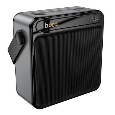 Павербанк 80000mAh з ліхтарем та швидкою зарядкою 22.5Вт HOCO J161 Type-C + 2USB Чорно-сірий