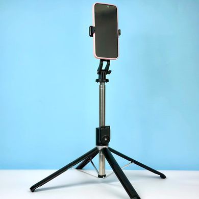 Штатив-трипод 2.2м для камери Gopro або телефону з пультом ДУ P220 Bluetooth Чорний 45586