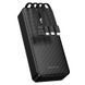 Павербанк 20000mAh з вбудованими кабелями Lightning, Type-C, Micro-USB, USB BOROFONE BJ84A 1USB Чорний