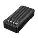 Павербанк 20000mAh з вбудованими кабелями Lightning, Type-C, Micro-USB, USB BOROFONE BJ84A 1USB Чорний