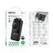 Павербанк 20000mAh з вбудованими кабелями Lightning, Type-C, Micro-USB, USB BOROFONE BJ84A 1USB Чорний
