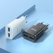 Мережевий зарядний пристрій для телефону + кабель Lightning HOCO C88A 1USB, 2.4A Чорний