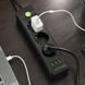 Подовжувач мережевий переноска 6м на 3 розетки + 3USB UA Power F43U мережевий фільтр з USB 48630