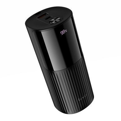 Павербанк 20000mAh зі швидкою зарядкою 22.5W та вбудованим ліхтарем HOCO J150 1Type-C, 1USB Чорний