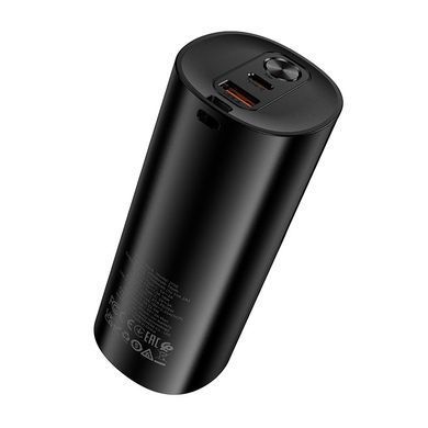 Павербанк 20000mAh зі швидкою зарядкою 22.5W та вбудованим ліхтарем HOCO J150 1Type-C, 1USB Чорний