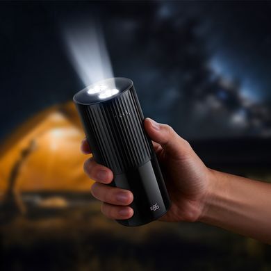 Павербанк 20000mAh зі швидкою зарядкою 22.5W та вбудованим ліхтарем HOCO J150 1Type-C, 1USB Чорний