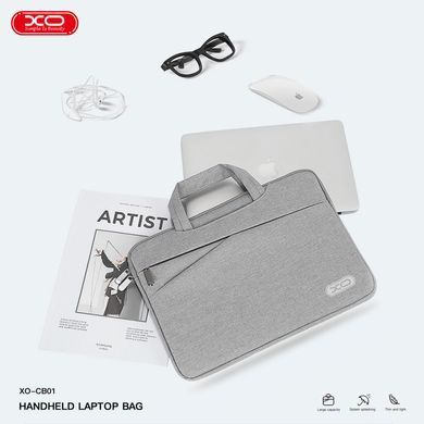 Сумка для ноутбука, гаджетів XO CB01 до 14" Сірий