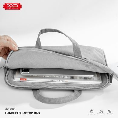 Сумка для ноутбука, гаджетів XO CB01 до 14" Сірий