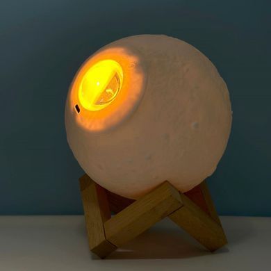 Портативна лампа-нічник акумуляторна Moon Sunset Lights AX-215 проекція з ефектом заходу сонця 500mAh