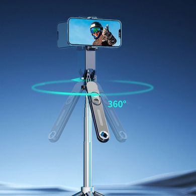 Монопод-трипод, штатив 1.8 м для телефону, Gopro, камери з пультом P510 Bluetooth, 1.8М Чорний