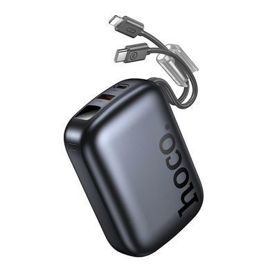 Павербанк 20000 повербанк 20000 з швидкою зарядкою 22.5W HOCO Q55 power bank з кабелем Type-C Lightning павер банк 20000
