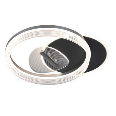 Стельовий LED світильник VIDEX DECORA 52W, 2700-6000K, 220V Чорний VL-CLD-992-BSL