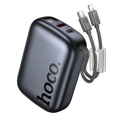 Павербанк 20000 повербанк 20000 з швидкою зарядкою 22.5W HOCO Q55 power bank з кабелем Type-C Lightning павер банк 20000