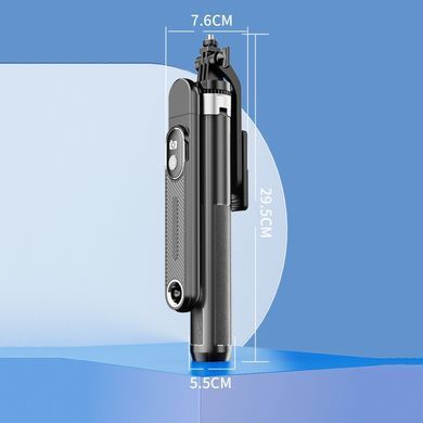 Монопод-трипод, штатив 1.8 м для телефону, Gopro, камери з пультом P510 Bluetooth, 1.8М Чорний