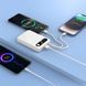 Павербанк 10000 повербанк 10000 mAh HOCO J171 повер банк 10000 power bank для роутера павер банк з кабелями чорний