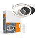 Стельовий LED світильник VIDEX DECORA 52W, 2700-6000K, 220V Чорний VL-CLD-992-BSL