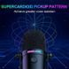 Професійний ігровий мікрофон ONIKUMA M830 з RGB-підсвіткою |USB/Type-C| Чорний