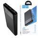 Повербанк HOCO Easy travel J72 10000mAh 2USB / 1Type-C / 1MicroUSB, 2A Чорний