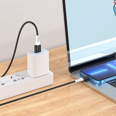 Кабель для заряджання телефону Lightning Apple iPhone HOCO X82 |100см/2.4A| Чорний