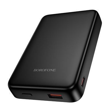 Павербанк зі швидкою 20W та безпровідною зарядкою MagSafe 10000mAh BOROFONE BJ82A 1Type-C Чорний