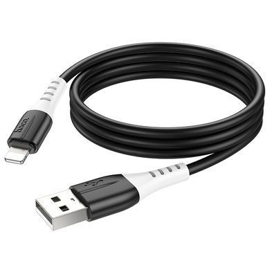 Кабель для заряджання телефону Lightning Apple iPhone HOCO X82 |100см/2.4A| Чорний