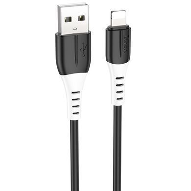 Кабель для заряджання телефону Lightning Apple iPhone HOCO X82 |100см/2.4A| Чорний